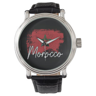 Morocco soccer lover gift Maroc Flag Morocco Moroc Watch