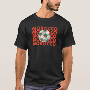 Morocco Soccer Team Supporter Morocco Flag 2022 T-Shirt