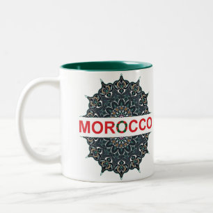 Morocco Souvenir Two-Tone Coffee Mug
