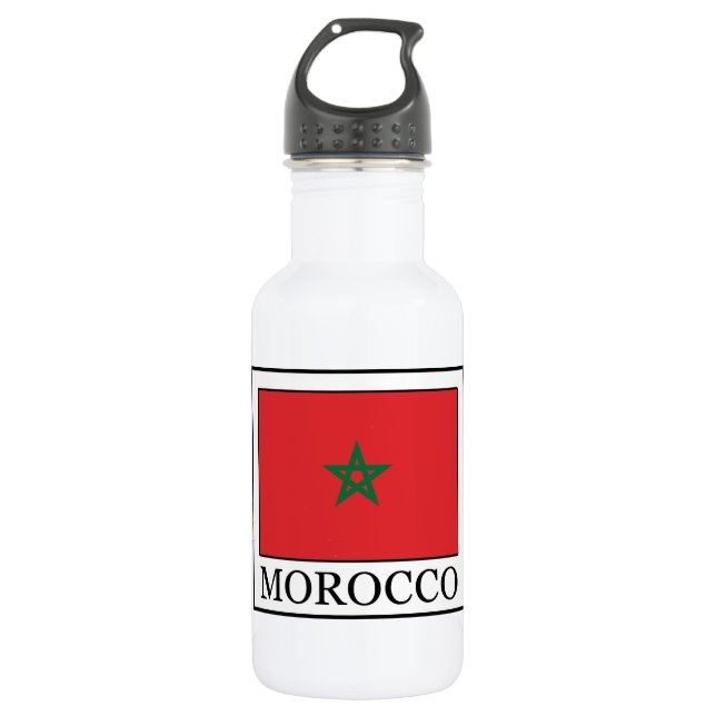 Morocco Stainless Steel Water Bottle (Front)