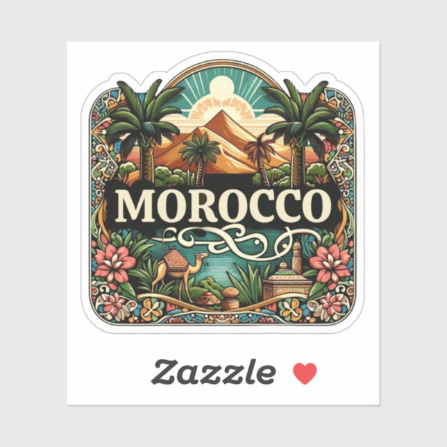 Morocco Sticker (Sheet)