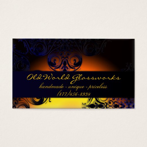Customizable Morocco Sunset Business Card