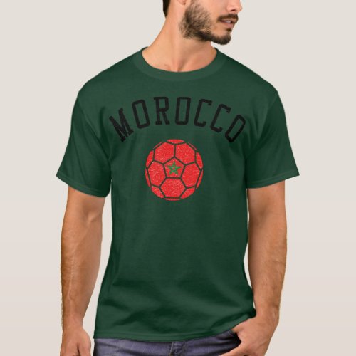 Morocco Team Heritage Flag T_Shirt
