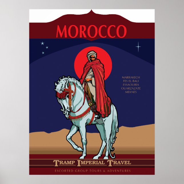 Morocco Travel Poster (Front)