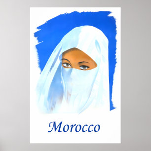 Morocco travel poster