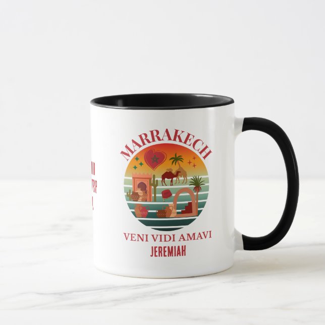 Morocco Veni Vidi Amavi Group Vacation MARAKKESH  Mug (Right)