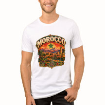 Morocco Vintage Mountain Travel Poster Moroccan