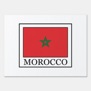 Morocco Yard Sign