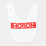 Moron Stamp Baby Bib