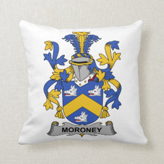Moroney Family Crest Throw Pillow