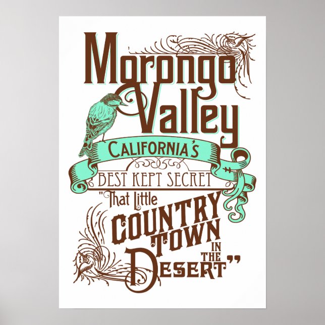 Morongo Valley California's Best Kept Secret Poster (Front)