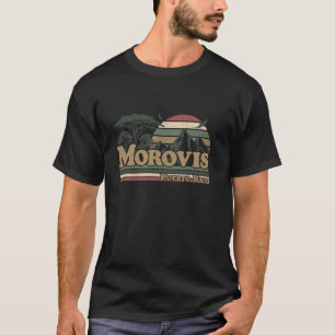 Morovis Puerto Rico Mountains Retro Sunset Puerto  T-Shirt