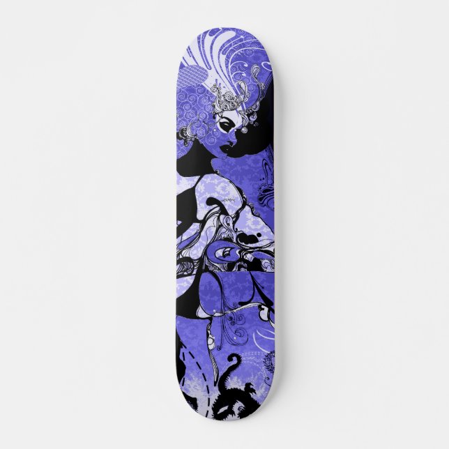 Morphicheist  signature skateboard deck (Front)