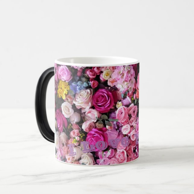 Morphing Love rose Mugs (Front Left)
