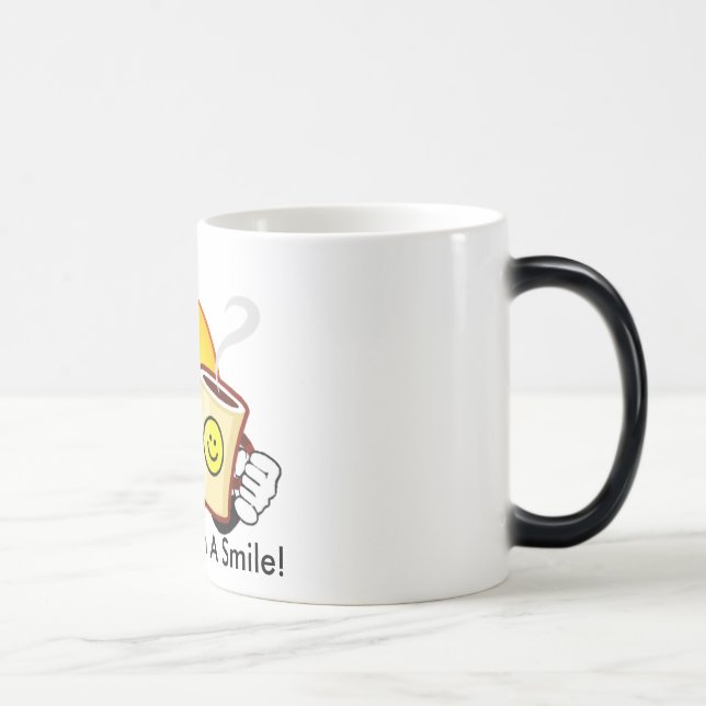 Morphing Mug 11oz * Wake Up With A Smile * (Right)