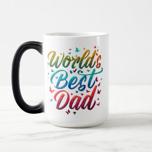 Morphing Mug 15 oz – World's Best Dad**