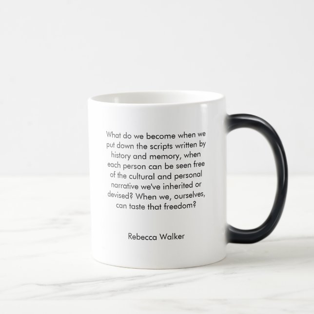 Morphing Mug - An Official Rebecca Walker product (Right)