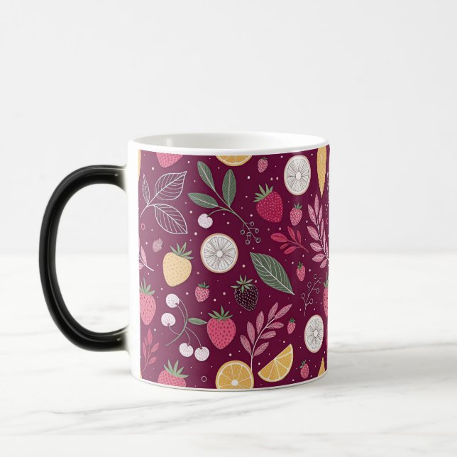 Morphing Mug – Hidden Fruit Pattern by JoyCrys (Left)