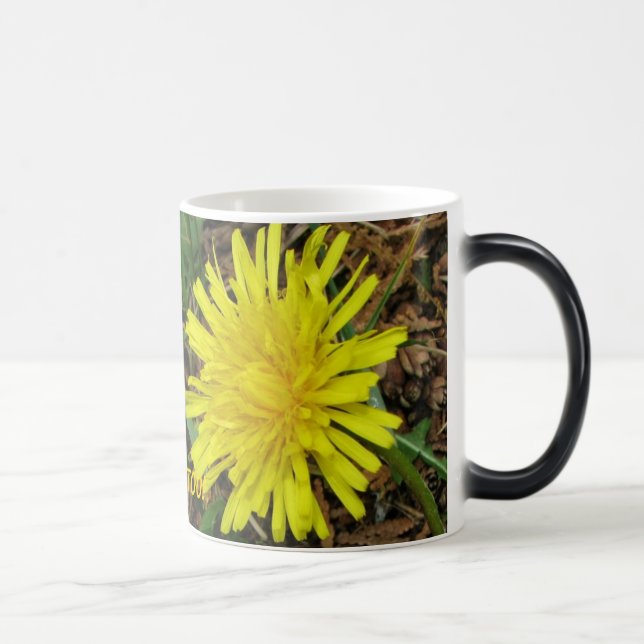 Morphing Mug of Dandelions (Right)