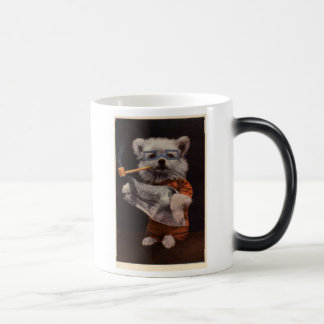 Morphing Mug: Puppy Pipe Smoker Color Morph Mug