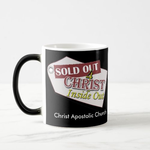 Morphing Mug _ SOLDOUT FOR CHRIST  _ Customized