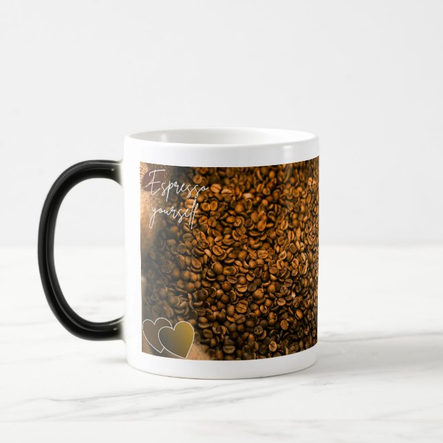 Morphing mug with coffee theme  (Left)