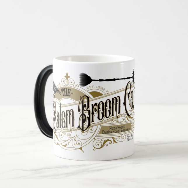 Morphing Personalized Salem Broom Co Mug (Front Left)