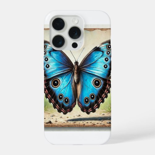 Morpho Butterfly 290624IREF126 _ Watercolor iPhone 15 Pro Case