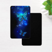 Morpho Butterfly in the Dark Background (Desk)