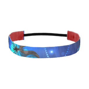 Morpho Butterfly in the Dark Background Athletic Headband