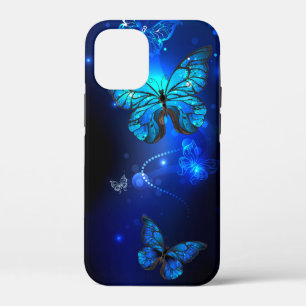 Morpho Butterfly in the Dark Background iPhone 12 Mini Case