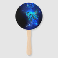 Morpho Butterfly in the Dark Background