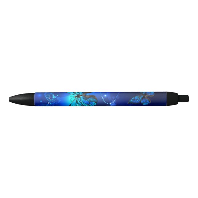Morpho Butterfly in the Dark Background Pen (Front)