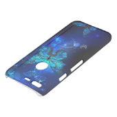 Morpho Butterfly in the Dark Background Uncommon Google Pixel Case (Top)