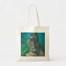 Morpork Owl Tote Bag