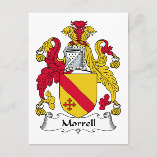 Morrell Family Crest Postcard