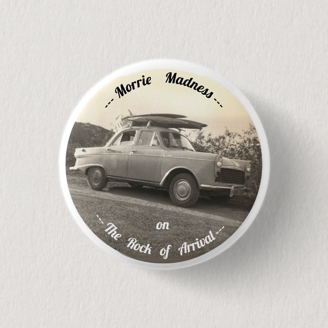 Morrie Madness Button (Front)