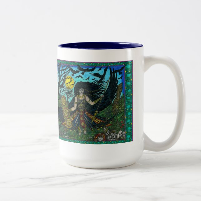 Morrigain Unleashed Two-Tone Coffee Mug (Right)