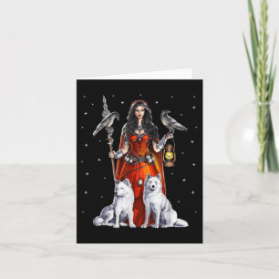 Morrigan Goddess Celtic Mythology Pagan Deity Of W Card