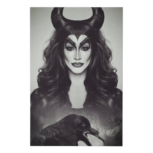 Morrigan Goddess Of War Witchcraft And Death Faux Canvas Print