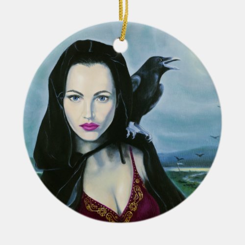 Morrigan Goddess Ornament  Pendant
