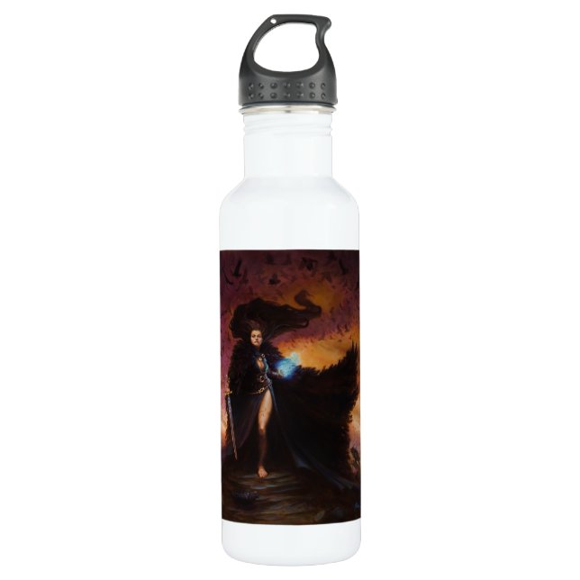 Morrighan water bottle (Front)
