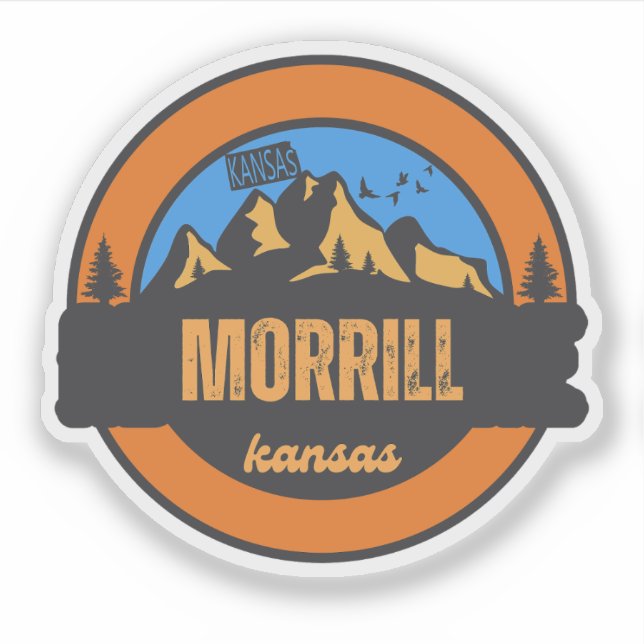 Morrill, Kansas Sticker (Front)
