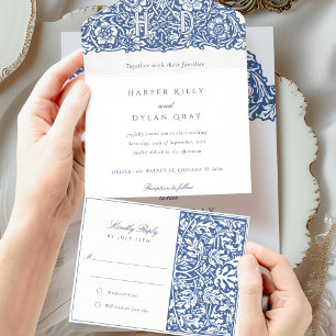 Morris All-in-One Tear-Away RSVP All In One Invitation