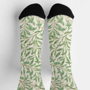 Morris - Antique willow leaves & Branches Pattern Socks