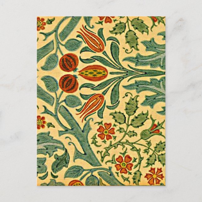 Morris - Autumn Flower Postcard (Front)