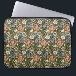 Morris BlackBackground 1896 Compton Floral Pattern Laptop Sleeve<br><div class="desc">This is a digitally enhanced version of William Morris's Compton Floral Pattern(1896) famous pattern.The background speckled design gives the impression of a velvet texture. "Compton" is a stunning wallpaper design created by the legendary British designer William Morris around 1896. This pattern exemplifies Morris's signature style, blending intricate floral and natural...</div>