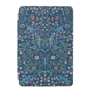 Morris Blue Background Vintage Blackthorn Pattern iPad Mini Cover