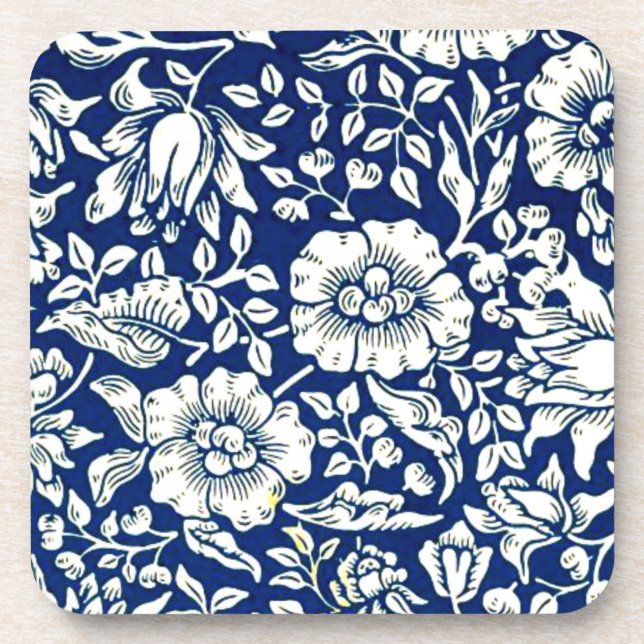 Morris - Blue Mallow Coaster (Front)