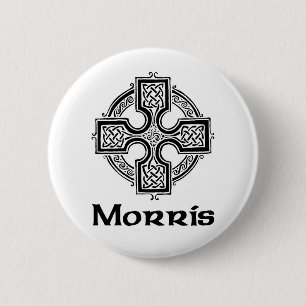 Morris Celtic Cross Button